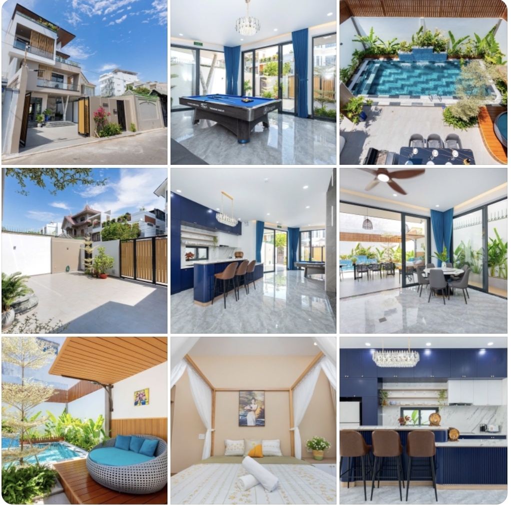 Villa Anna Hiền Vũng Tàu có hồ bơi nước mặn